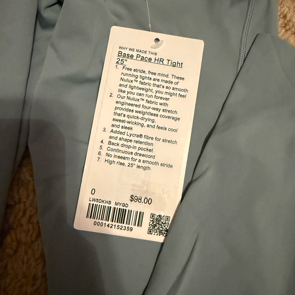 Lululemon Base Pace HR Leggings